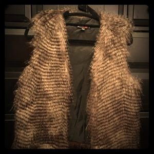 JustFab Vegan Fur Vest